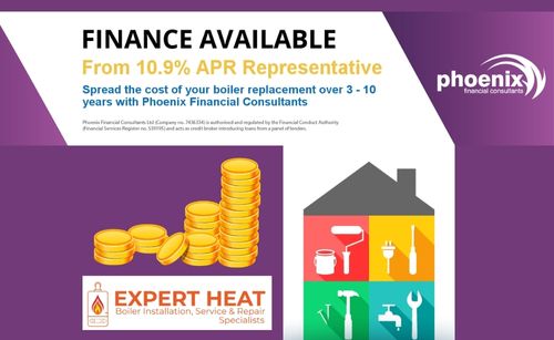 Expert Heat offer finance on a new boiler